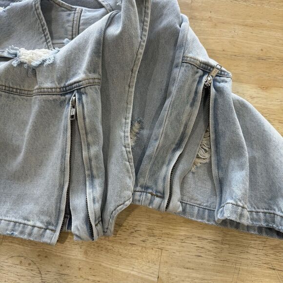 PCCVISION Japanese Dracula Denim Pants Jeans Distressed Grunge Goth Unisex Med - Picture 12 of 16